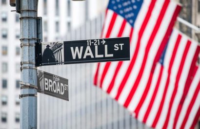 Wall Street in New York City, USA