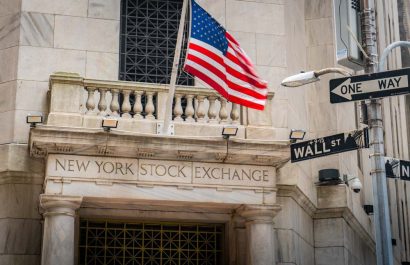 New York Stock Exchange on the corner of Wall Street and New Street